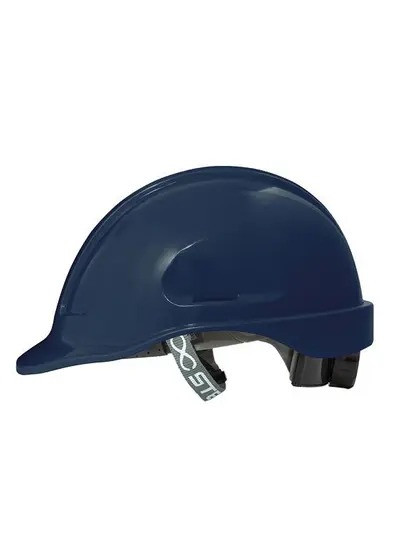 Capacete de Segurança Steelflex Turtle Com Carneira e Jugular CA 35983 - Steelflex-Azul escuro