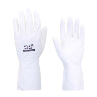 Luva Nitrílica Sem Forro Branca Ca 16314-Volk