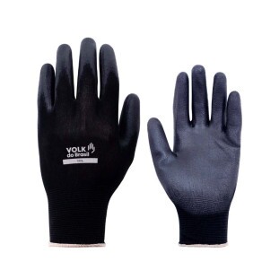 Luva Multitato Com Banho Pu Preto Ca 30916-Volk