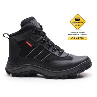 Botina Preta Falrs Ca 43770 - Gogowear