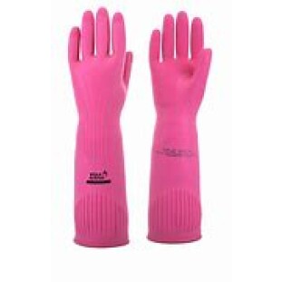 Luva Látex Ranhurada Rosa Ca 36368-Volk