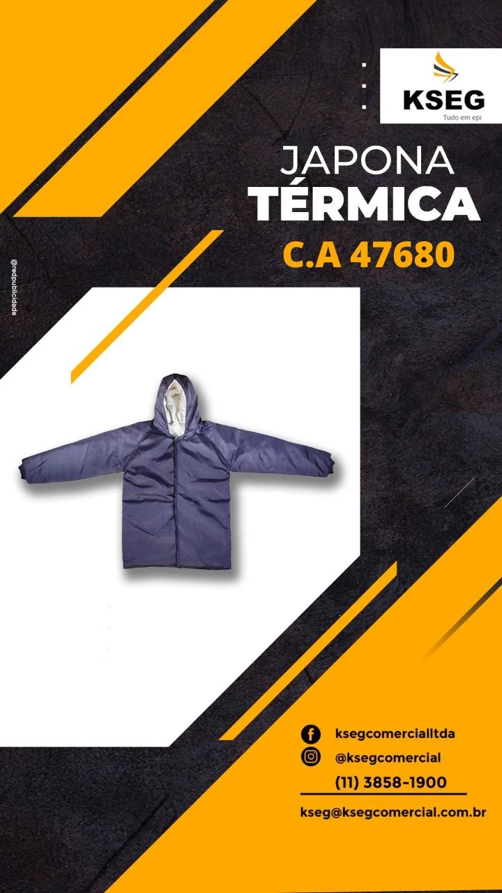 JAPONA TERMICA NYLON AZUL CA 47680 TAM P - KSEG