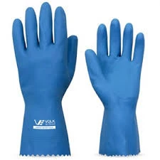 LUVA NITRILICA AZUL S/F CA 16314 TAM P - VOLK