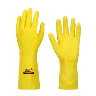 LUVA LATEX AMARELA MULTIUSO CA 10695 - VOLK
